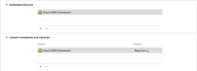 embedded binary